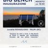 Palmi inaugura la sua prima Big Bench: una panchina gigante per guardare lontano