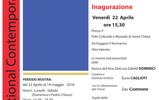 locandina mostra finita con logo