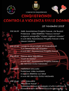 cinquefrondi evento 25 nov